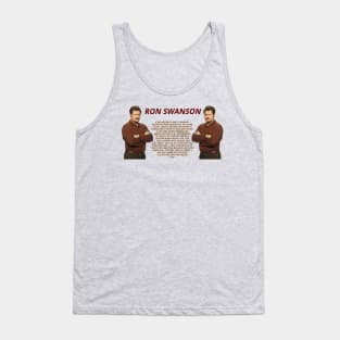 Ron Swanson Tank Top